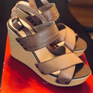 Corky Wedge Sandals